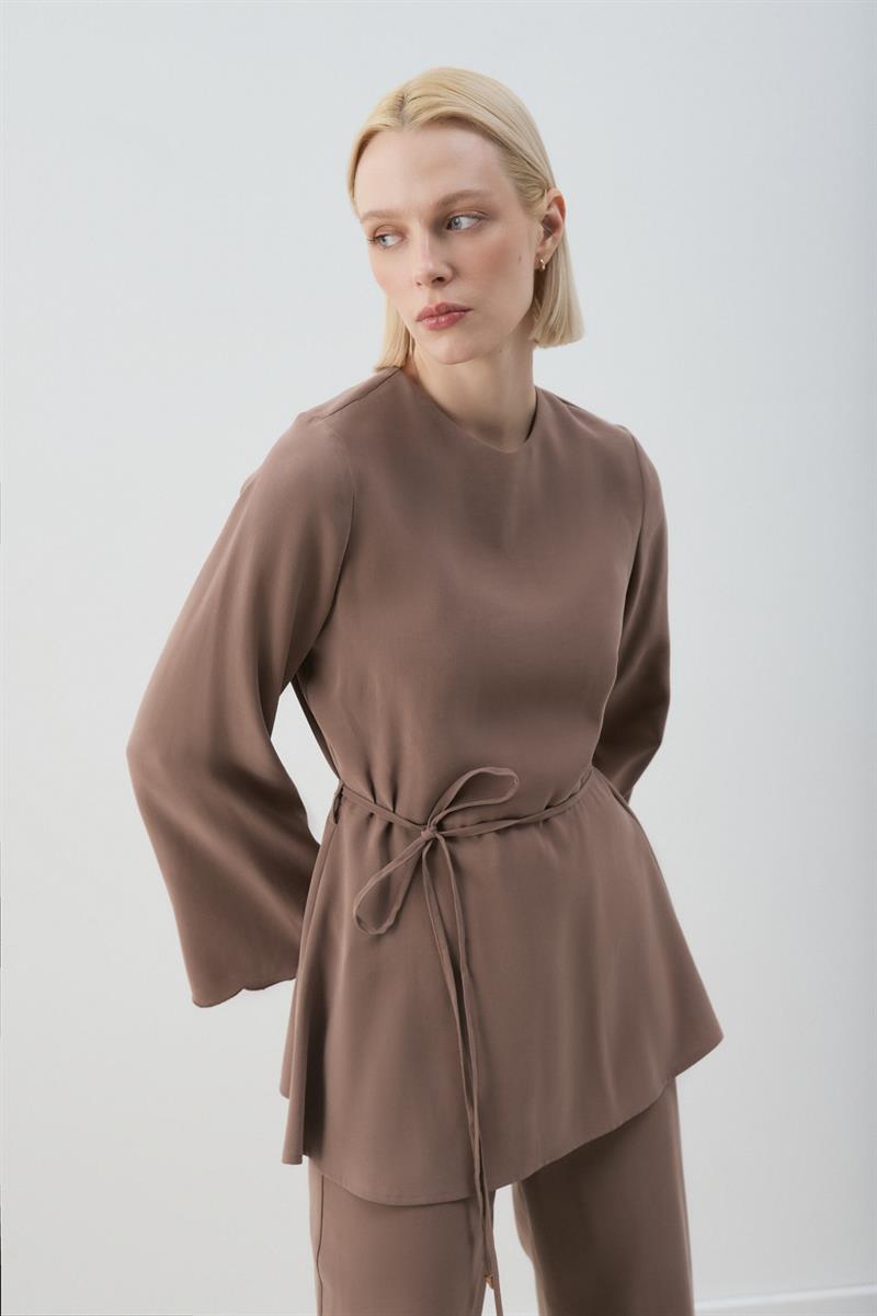 MİORİ JESSE TAŞLANMIŞ MODAL PANTOLONLU TAKIM ETUP