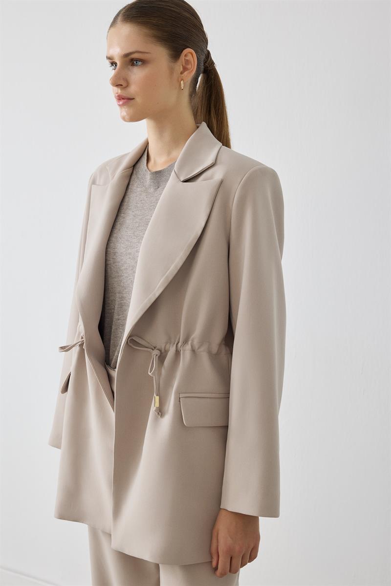 MIORI LEOVE JACKET PANTS SET STONE
