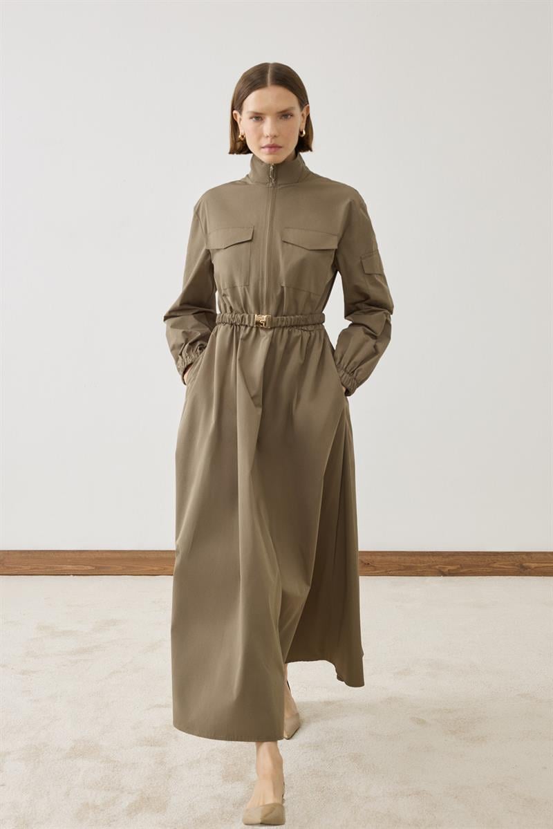 MIORI LONA DRESS KHAKI