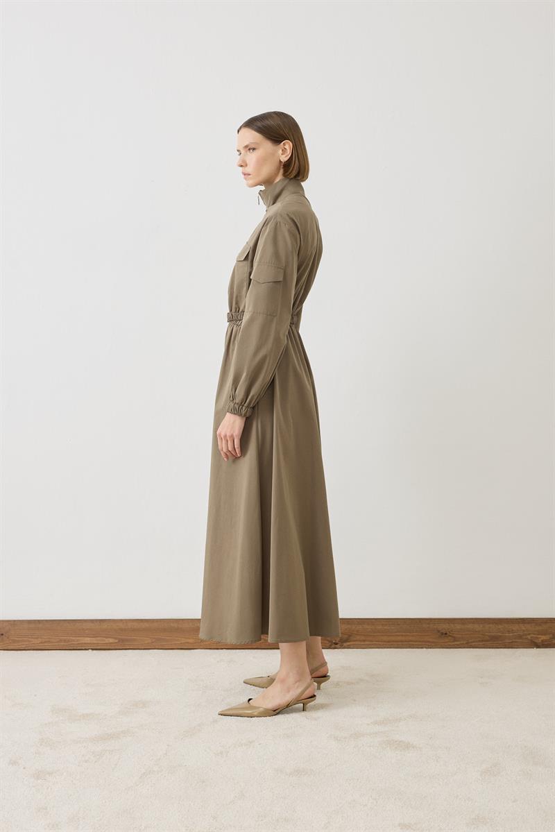 MIORI LONA DRESS KHAKI