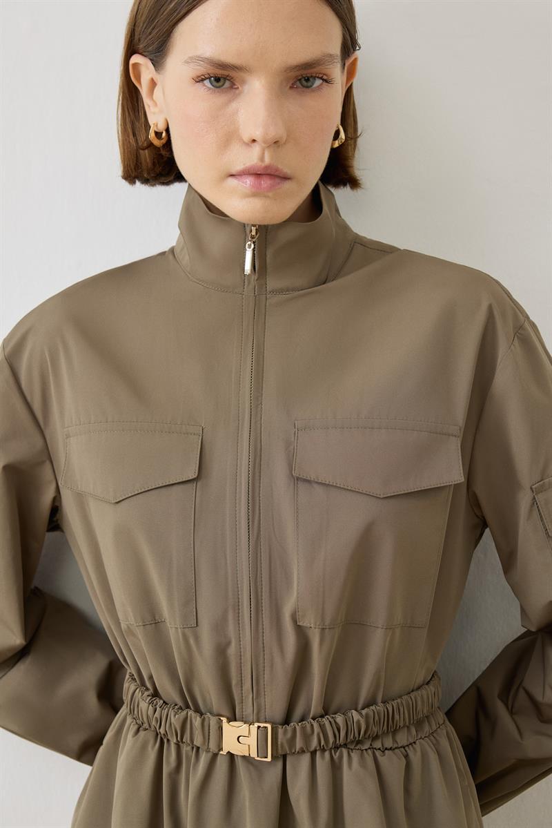 MIORI LONA DRESS KHAKI