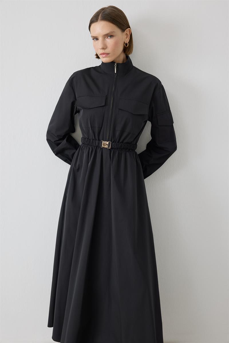 MIORI LONA DRESS BLACK