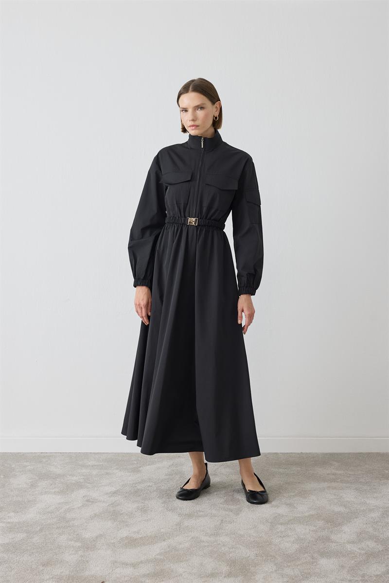 MIORI LONA DRESS BLACK