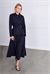 MIORI LORINA COTTON GABARDINE SKIRT SET NAVY BLUE
