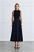MIORI LORINA COTTON GABARDINE SKIRT SET NAVY BLUE