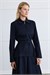 MIORI LORINA COTTON GABARDINE SKIRT SET NAVY BLUE