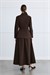 MIORI LORINA COTTON GABARDINE SKIRT SET BROWN