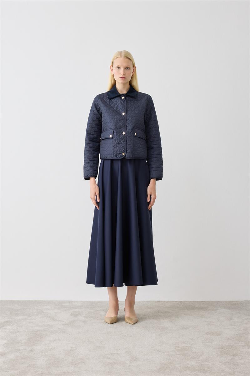 MIORI LUMA QUILTED JACKET SCUBA SET NAVY BLUE