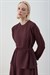 MİORİ LUSSE ETEKLİ KREP TAKIM BORDO