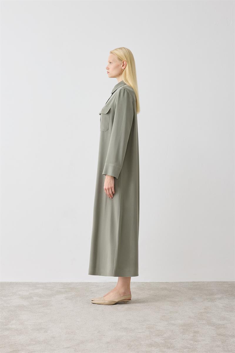 MIORI MABELLA TENCEL DRESS MINT
