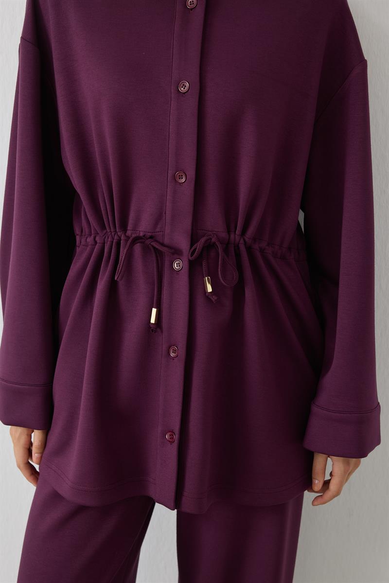 MİORİ NESSA PANTOLONLU TAKIM BORDO