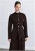 MIORI RIVELA SOFT - TOUCH CREPE PANTS SET BROWN