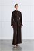 MIORI RIVELA SOFT - TOUCH CREPE PANTS SET BROWN