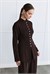 MIORI RIVELA SOFT - TOUCH CREPE PANTS SET BROWN