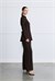 MIORI RIVELA SOFT - TOUCH CREPE PANTS SET BROWN
