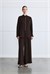 MIORI RIVELA SOFT - TOUCH CREPE PANTS SET BROWN