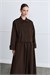 MIORI RUEN COTTON GABARDINE SKIRT SET BROWN