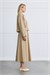 MIORI RUEN COTTON GABARDINE SKIRT SET DARK BEIGE