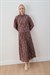 MİORİ TORİNO ETEKLİ RAYON VİSKON TAKIM BORDO