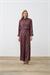 MİORİ TORİNO RAYON VİSKON PANTOLONLU TAKIM BORDO