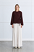 MIORI VELAR VISCOSE KNITWEAR CARDIGAN BURGUNDY