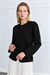 MIORI VELAR VISCOSE KNITWEAR CARDIGAN BLACK