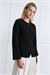 MIORI VELAR VISCOSE KNITWEAR CARDIGAN BLACK