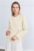 MIORI VELAR VISCOSE KNITWEAR CARDIGAN VANILLA