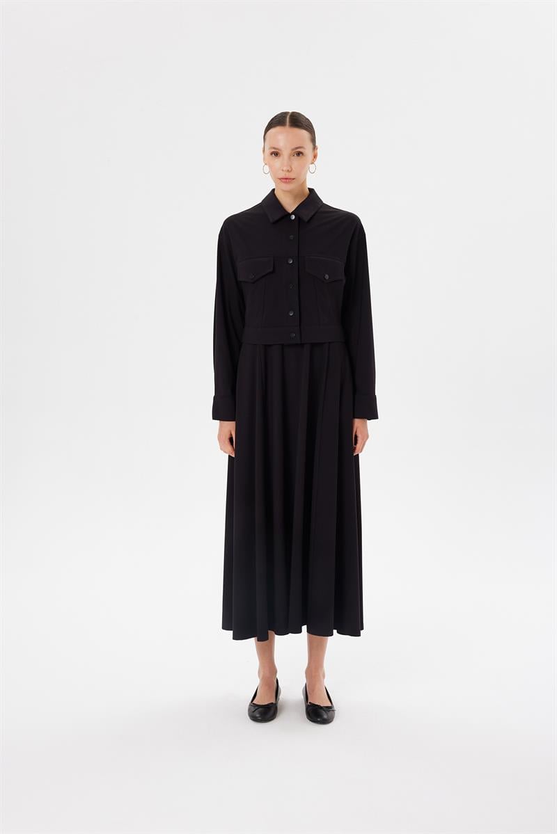 MODAL PENYE KISA CEKET SİYAH