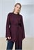MONA VİSKON TRİKO HIRKA BORDO