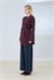 MONA VİSKON TRİKO HIRKA BORDO