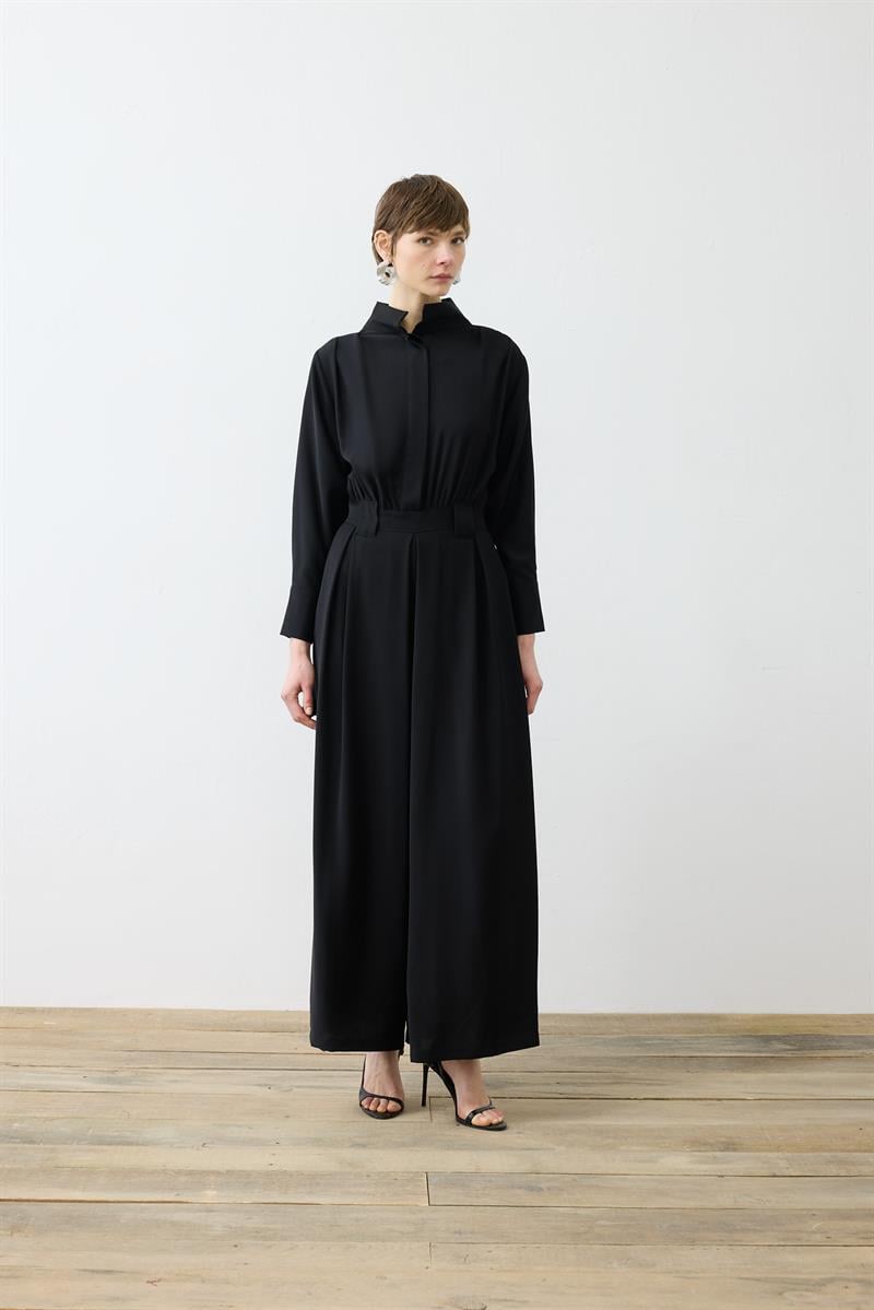 MONİCA KREP TULUM SİYAH