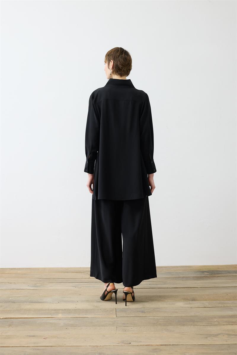 MONİCA KREP TULUM SİYAH