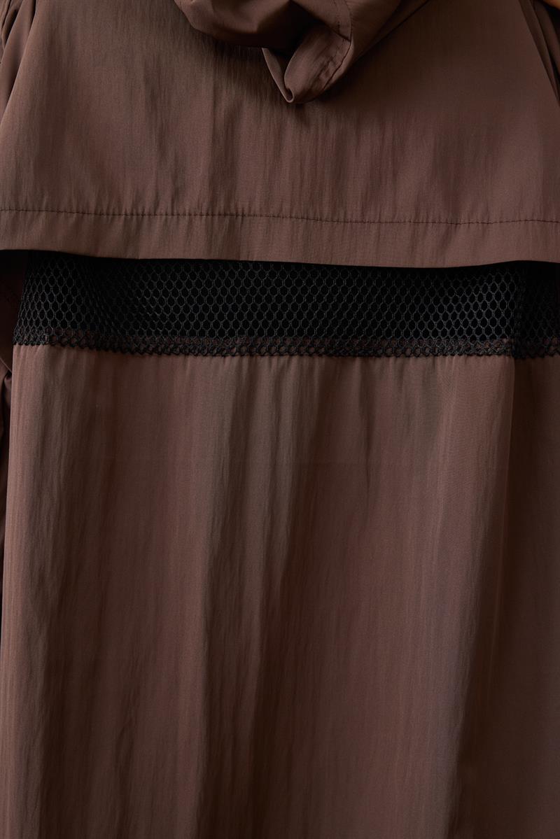 MOVE SPOR YAĞMURLUK SWEATSHİRT KAHVE