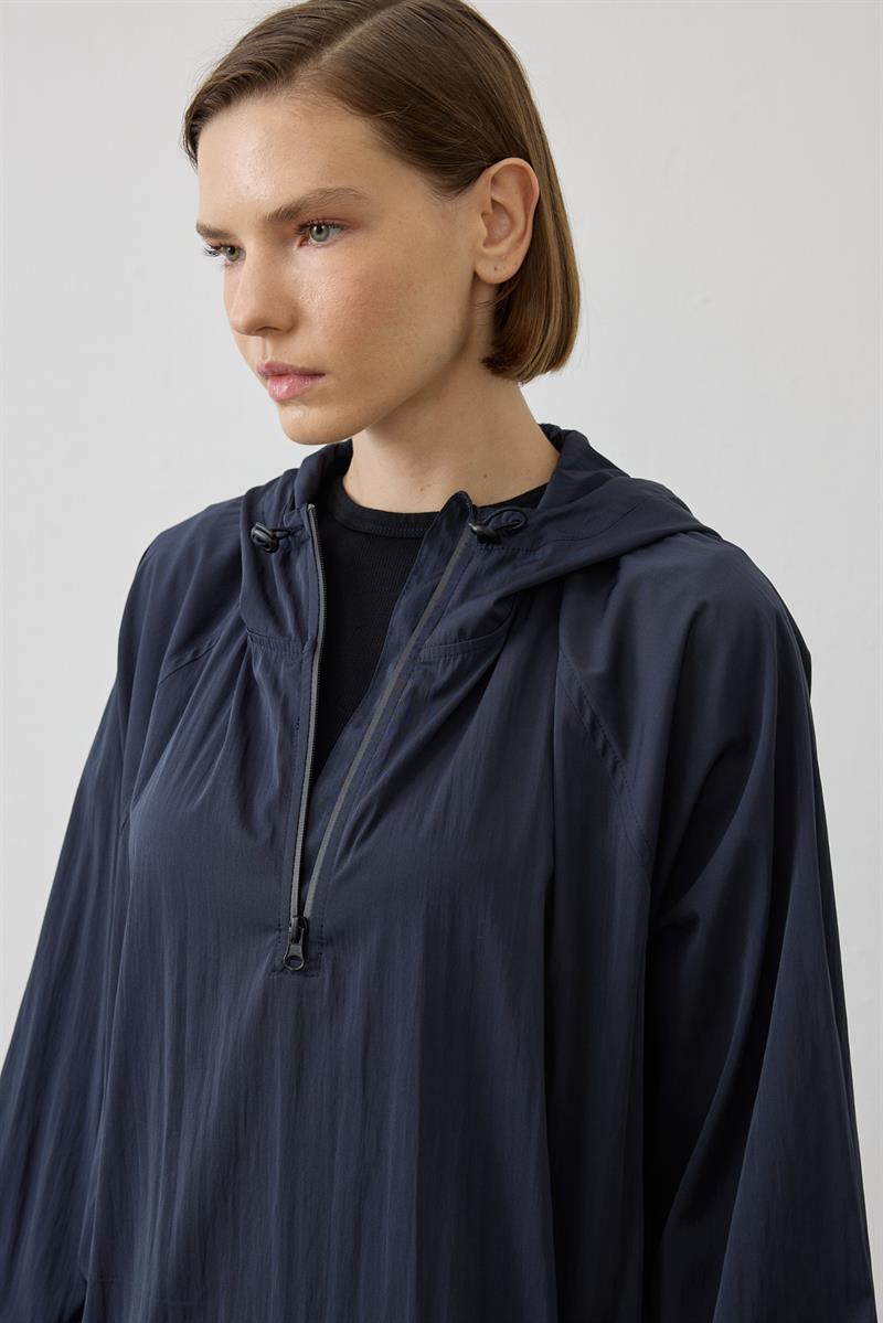 MOVE SPOR YAĞMURLUK SWEATSHİRT LACİVERT