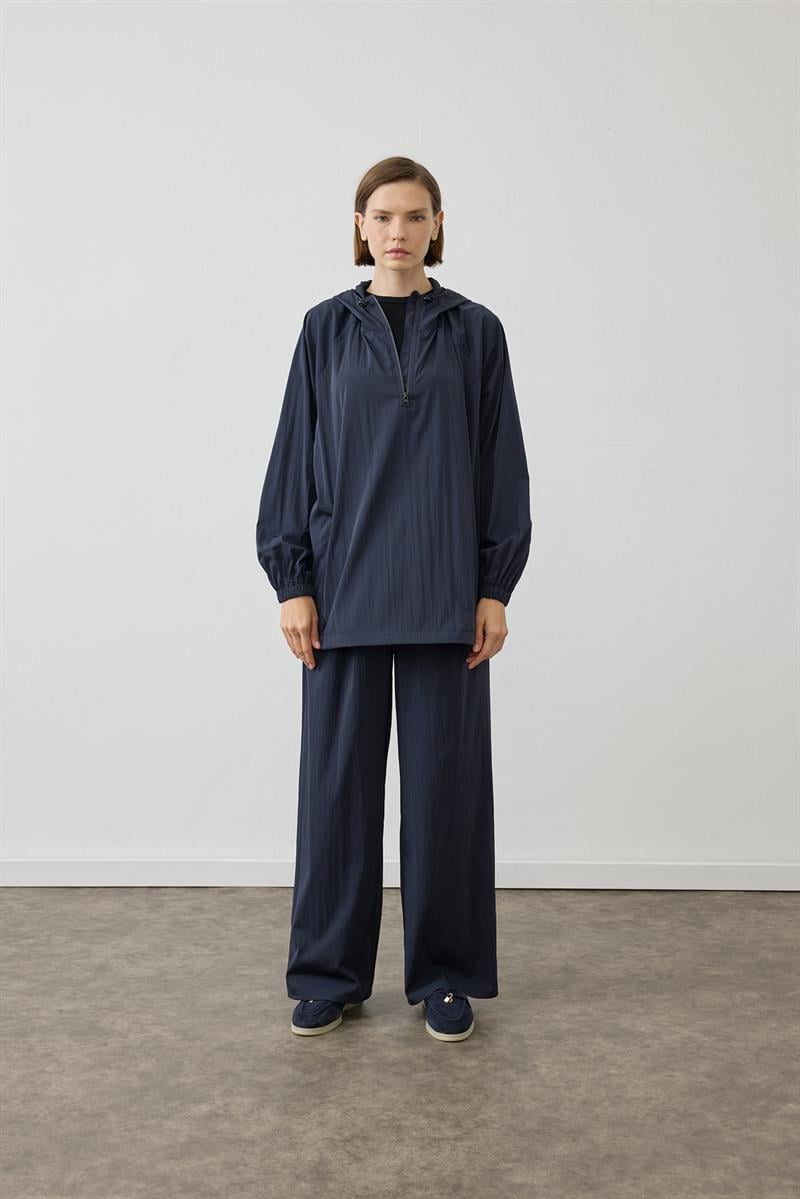 MOVE SPOR YAĞMURLUK SWEATSHİRT LACİVERT