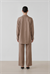 NATURAL %100 LINEN PANTS SET ETOUPE