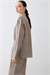NATURAL %100 KETEN PİLE DETAYLI PANTOLON TAKIM ETUP