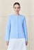 NEVARA VİSKON TRİKO HIRKA BEBE MAVİ