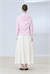 NORA SHAWL DETAILED VISCOSE KNITWEAR SWEATER PINK