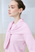 NORA SHAWL DETAILED VISCOSE KNITWEAR SWEATER PINK