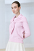 NORA SHAWL DETAILED VISCOSE KNITWEAR SWEATER PINK