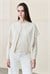 NORA SHAWL DETAILED VISCOSE KNITWEAR SWEATER VANILLA