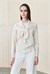 NORA SHAWL DETAILED VISCOSE KNITWEAR SWEATER VANILLA
