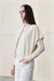 NORA SHAWL DETAILED VISCOSE KNITWEAR SWEATER VANILLA