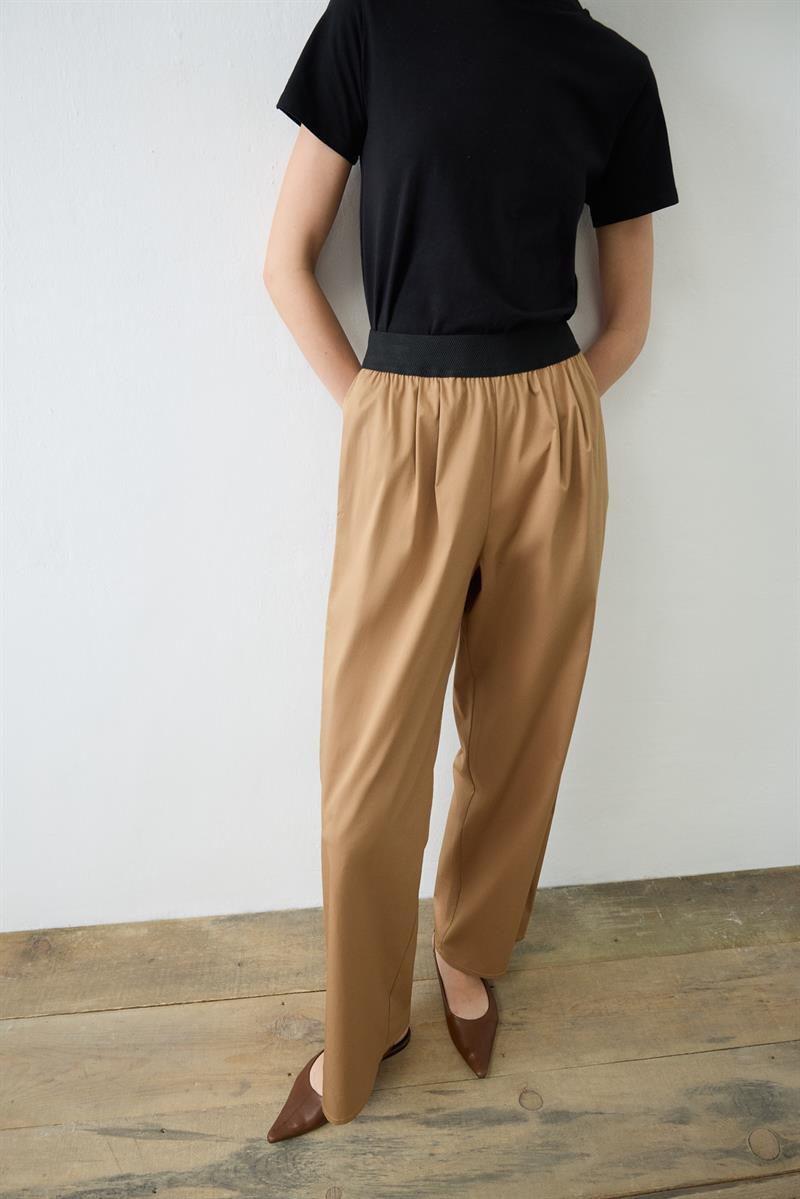 NOVA PAPER TOUCH PANTOLON CAMEL