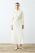 NOVA PAPER TOUCH POPLIN LOOSE FIT DRESS ECRU