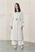 ORLA LEATHER COLLARED TRENCH COAT BEIGE