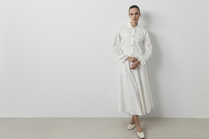 PARİS KOTON CEKET BEYAZ