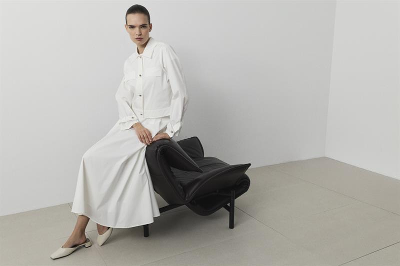 PARİS KOTON ETEK BEYAZ